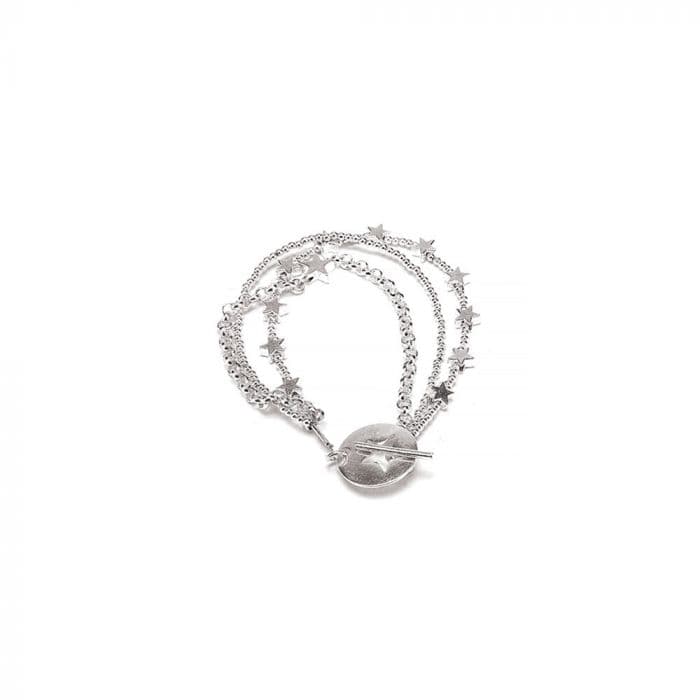 Bracciale 3 mix fili stelle - 1