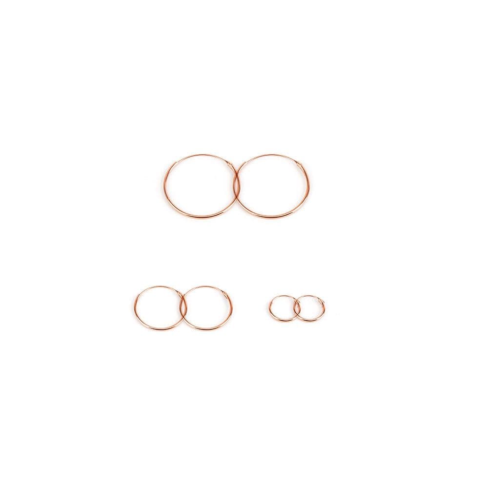 Orecchini 3 paia cerchi - 1