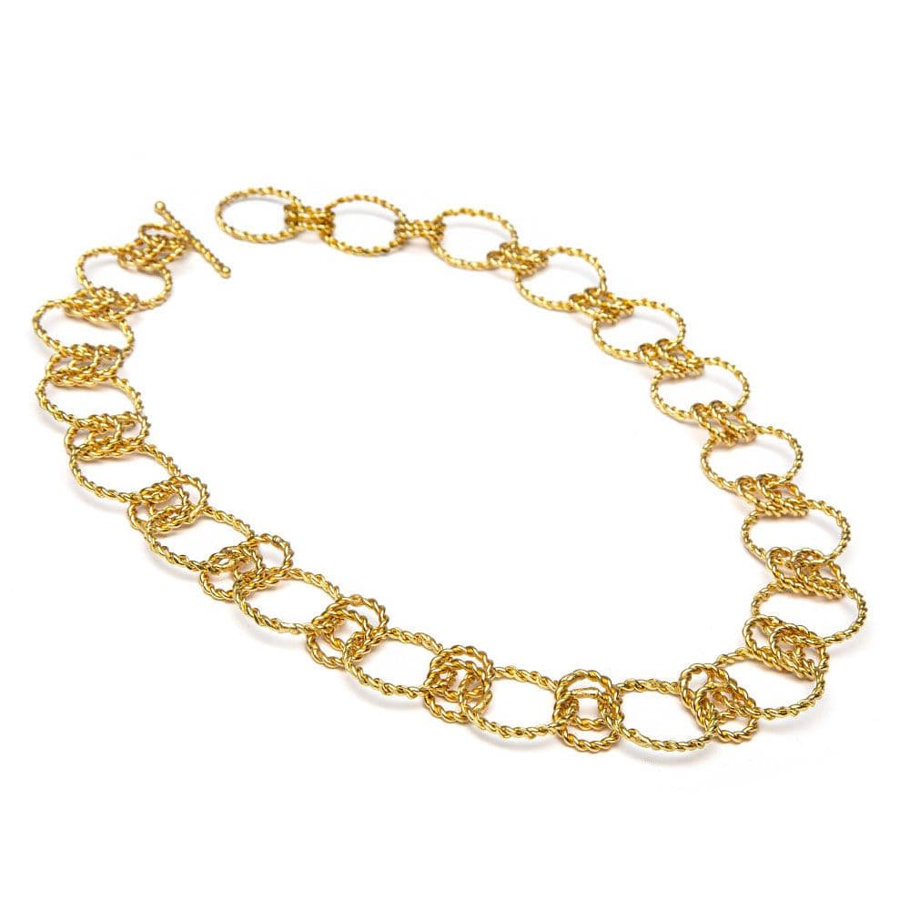 Collana cerchi grandi torcono - 1