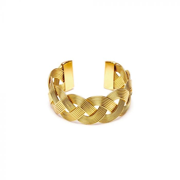 Bracciale fascia treccia grande - 1