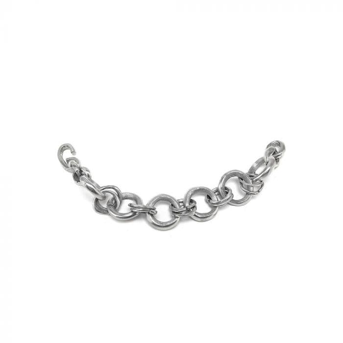 Bracciale catena con tondi - 1