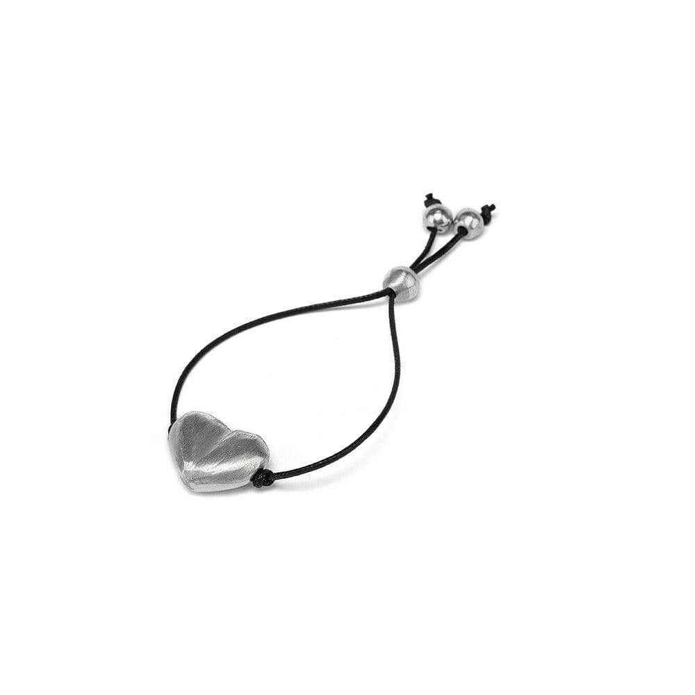 Bracciale filo piccolo cuore - 1