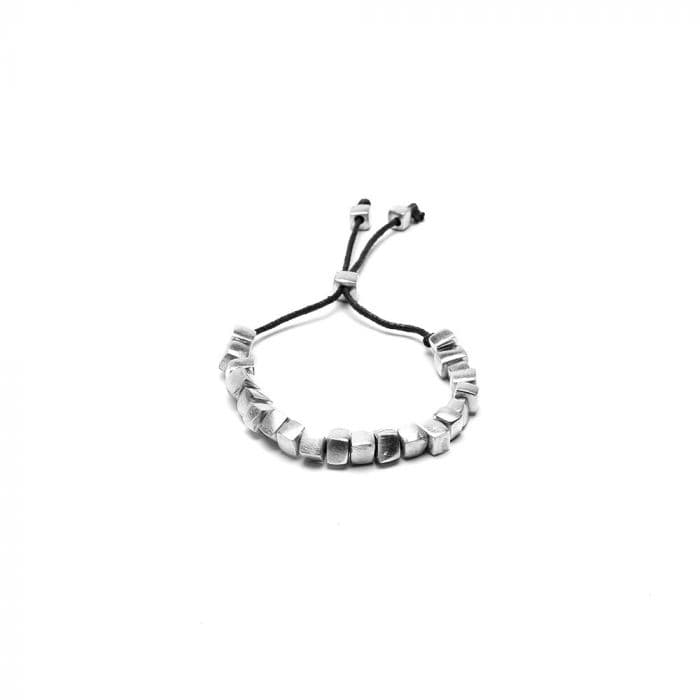 Bracciale filo piccoli cubi - 1
