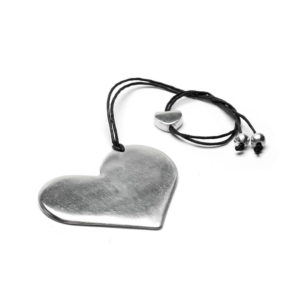 Collana pendente cuore piatto - 1