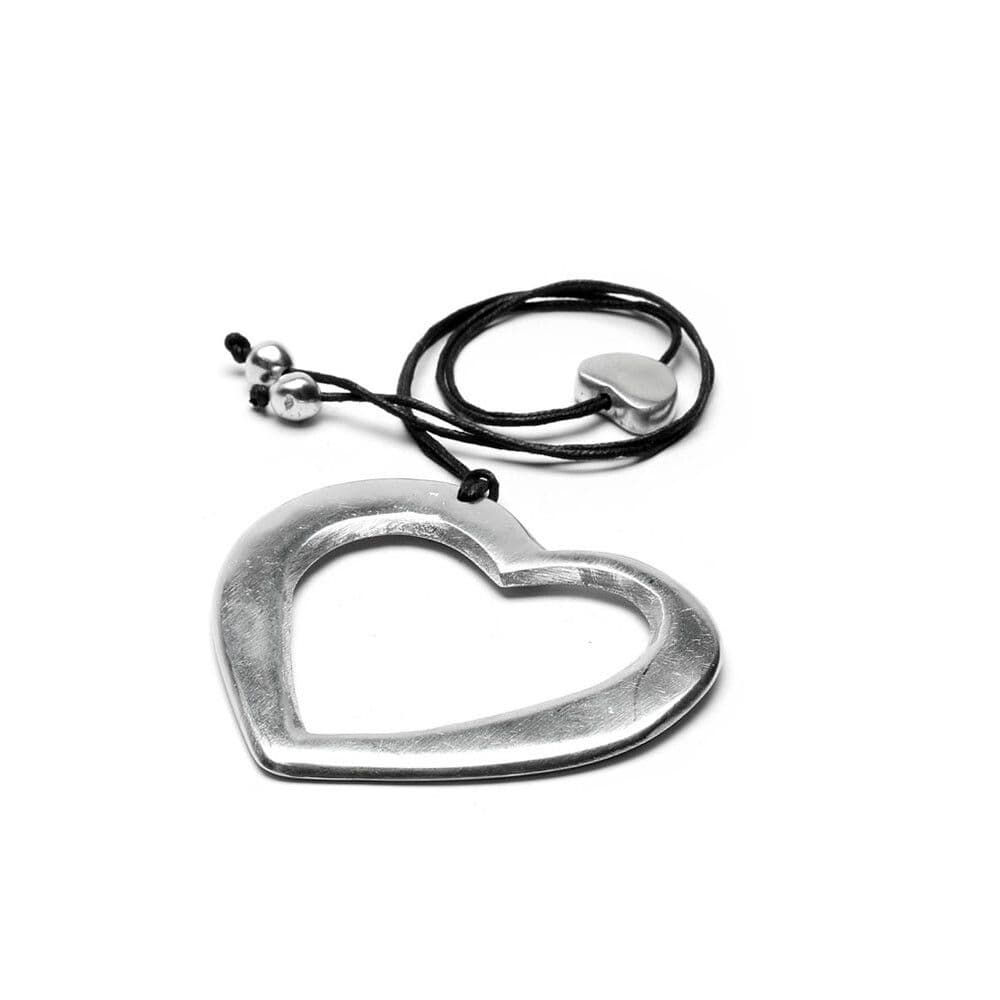 Pendente sagoma cuore grande - 1
