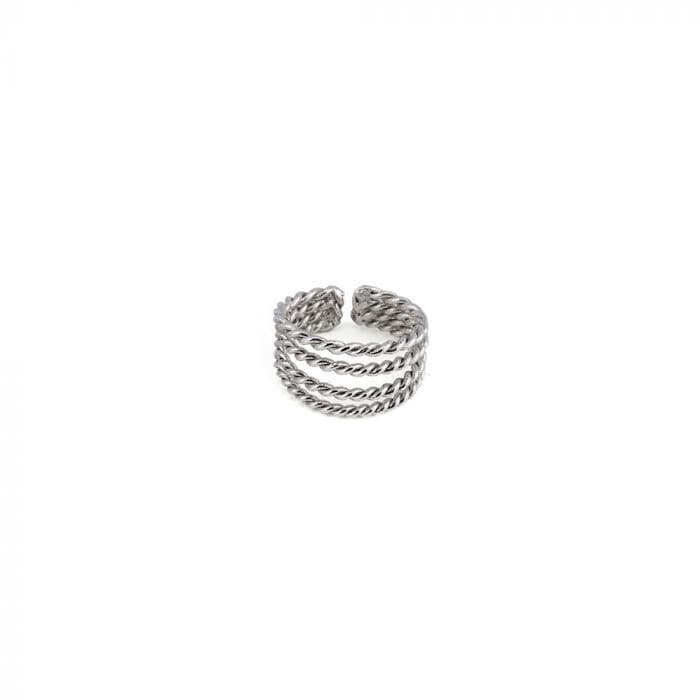 Anello 4 linee ondulate - 1